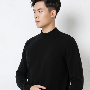 Jesensko-zimska Korejski nova muška bluza od 100% čistog kašmira, besplatan i jednostavan džemper, pulover s V-izrez