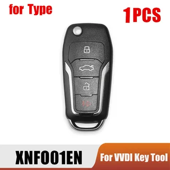 Za Xhorse XNFO01EN univerzalni bežični daljinski privjesku s 4 tipke za Ford Type za alat VVDI Key