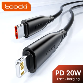 Toockipd 20 W USB Kabel C do Lightning za iPhone 14 13 12 11 Pro Max 2.4 A Kabel za brzo punjenje Type C za iPhone iPad Kabel za Prijenos podataka